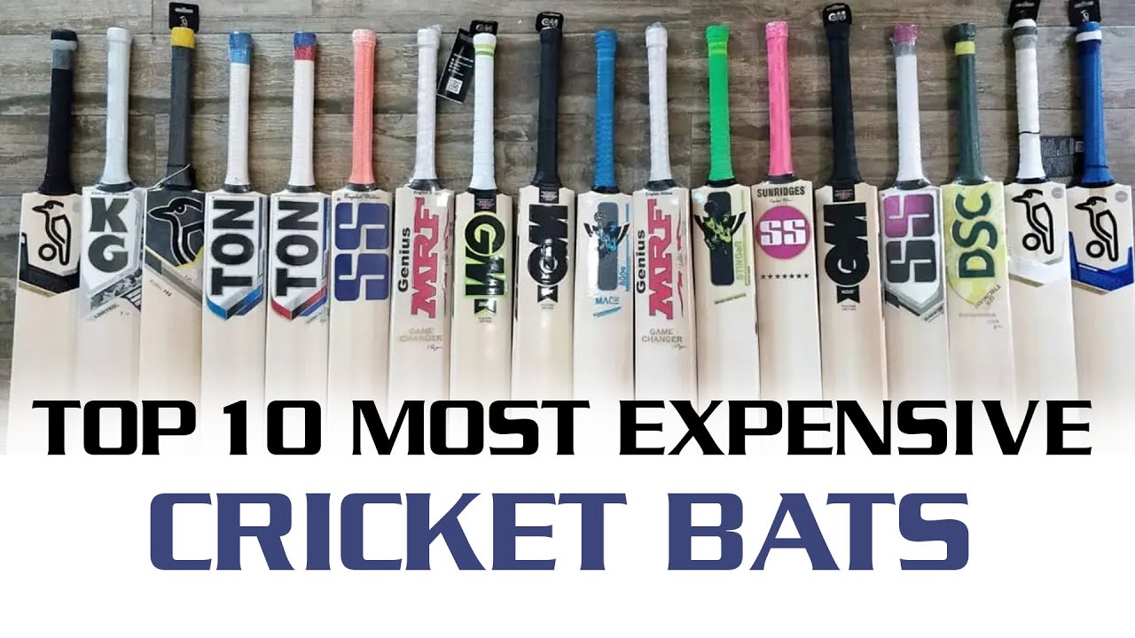 Top 10 most expensive bats